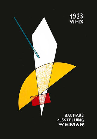 Bauhaus Ausstellung Weimar 1923 Poster von László Moholy-Nagy – Fine Art Druck | Konstruktivistische Kunst | UV‑resistent