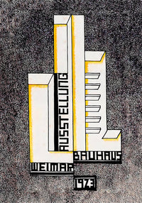 Bauhaus Exhibition Weimar 1923 Poster Farkas Molnar – Fine Art Print UV-resistant — Ansicht 4