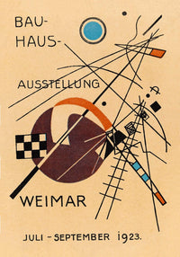 Bauhaus Exhibition 1923 Weimar Poster by Wassily Kandinsky – Fine Art Print UV-resistant — Ansicht 4