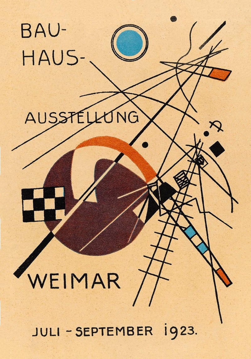 Bauhaus Exhibition 1923 Weimar Poster by Wassily Kandinsky – Fine Art Print UV-resistant — Ansicht 4