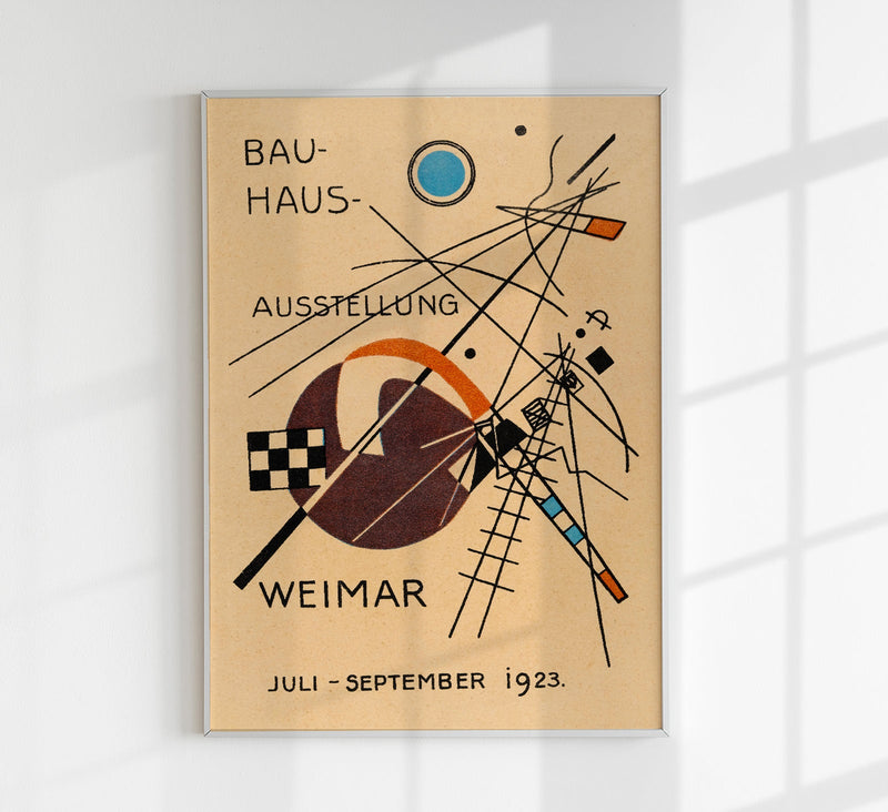 Bauhaus Exhibition 1923 Weimar Poster by Wassily Kandinsky – Fine Art Print UV-resistant — Patroa Studio