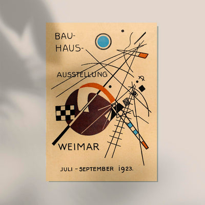 Bauhaus Exhibition 1923 Weimar Poster by Wassily Kandinsky – Fine Art Print UV-resistant