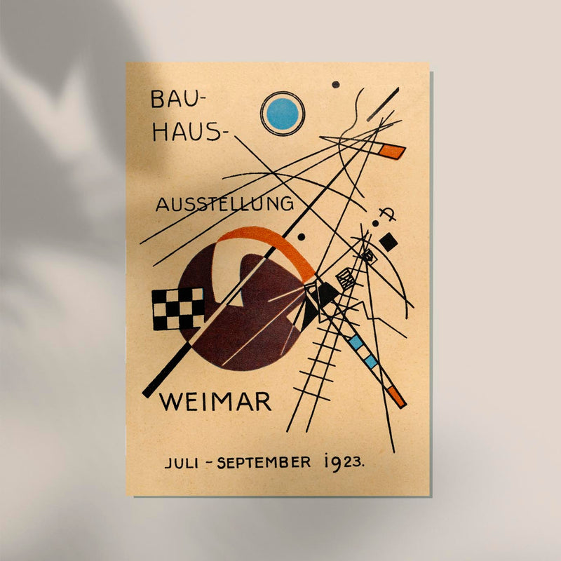 Bauhaus Exhibition 1923 Weimar Poster by Wassily Kandinsky – Fine Art Print UV-resistant — Ansicht 3