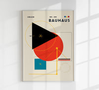 Bauhaus Geometric Poster – Fine Art Paper or Canvas, UV-Archival — Ansicht 1