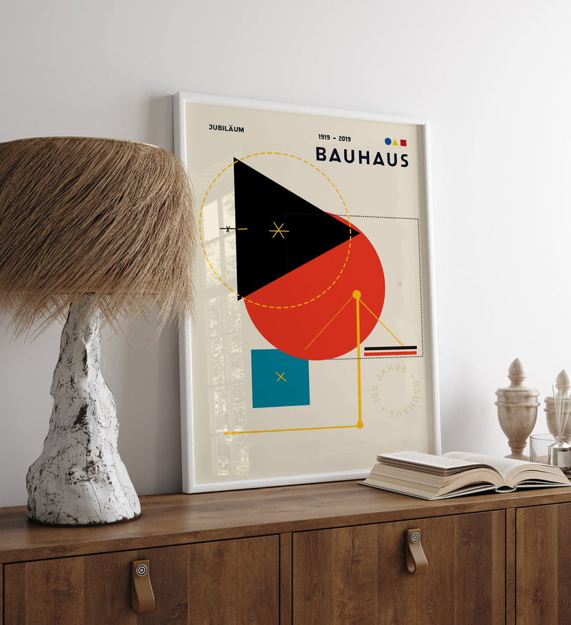 Bauhaus Geometric Poster – Fine Art Paper or Canvas, UV-Archival — Ansicht 2