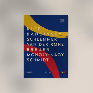 Bauhaus Grand Master Collection in Blue Poster – Fine Art Paper | Canvas | UV‑archivfest