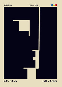Bauhaus Anniversary Poster – Fine Art Paper & Canvas UV archival — Ansicht 4