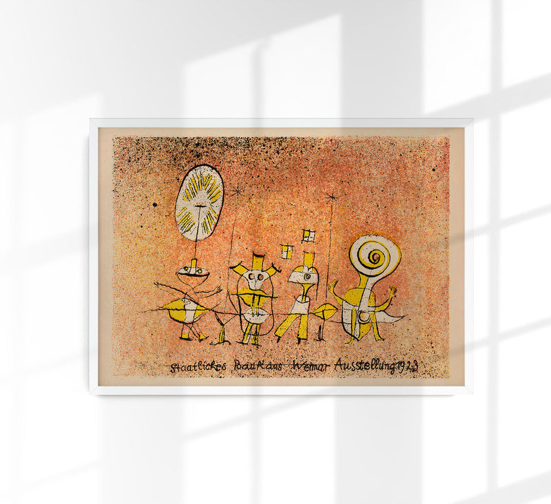 Bauhaus Exhibition Weimar July–Sept. 1923 – Fine Art Print — Patroa Studio