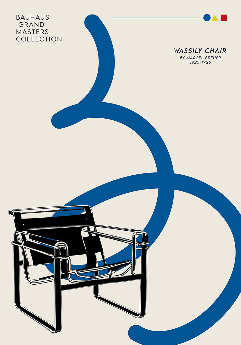 Wassily Chair by Bauhaus Masters – Designklassiker Fine Art Print — Ansicht 4