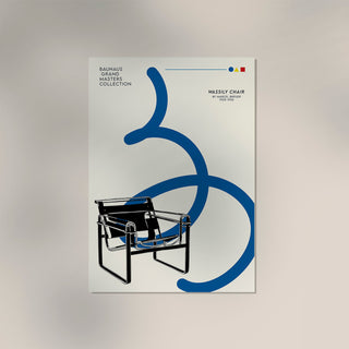 Wassily Chair by Bauhaus Masters – Designklassiker | Fine Art Print | Modernes Kunstposter