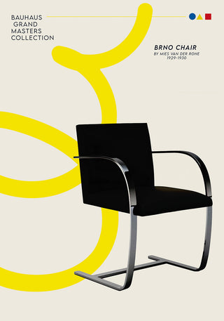 BRNO Chair by Bauhaus Masters – Designikone | Typografie | Fine Art
