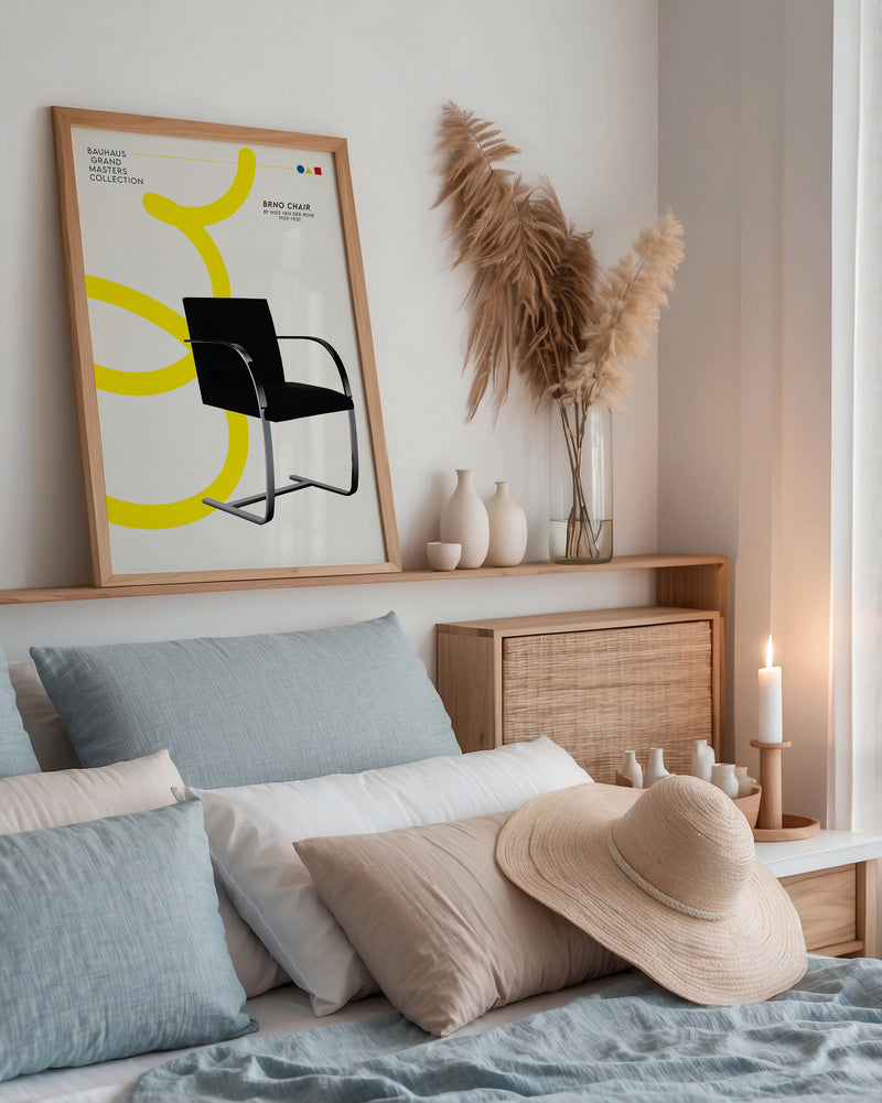 BRNO Chair Poster Fine Art – Bauhaus Design Icon, 6 Sizes — Ansicht 2