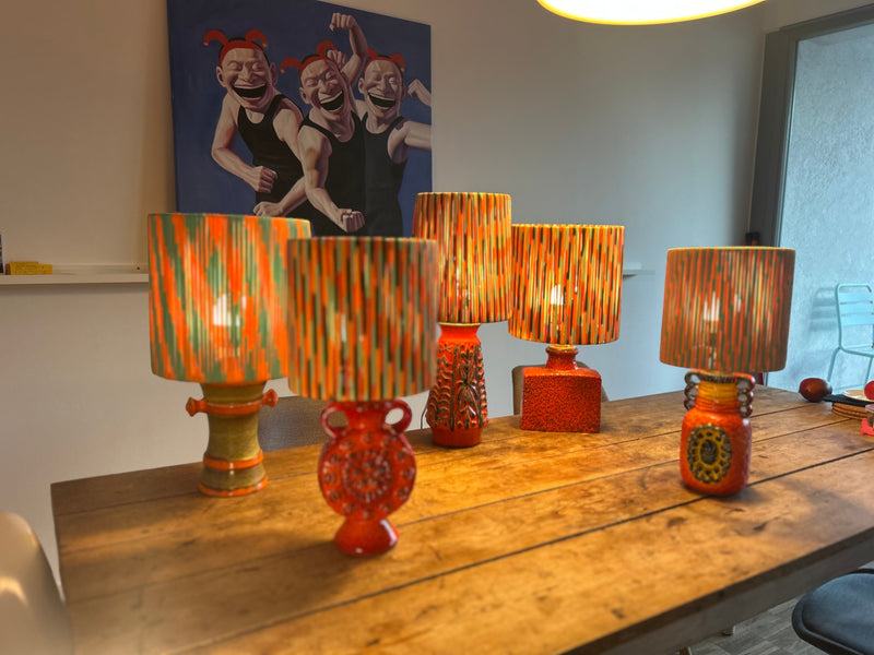 Pop Art Table Lamp Dümler Breiden - Vintage Ceramic Upcycling LED — Ansicht 16