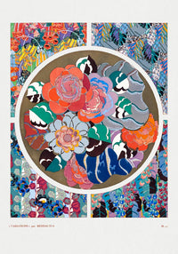 Flower art deco pattern n. 11 by Édouard Bénédictus – Kunstdruck — Ansicht 3