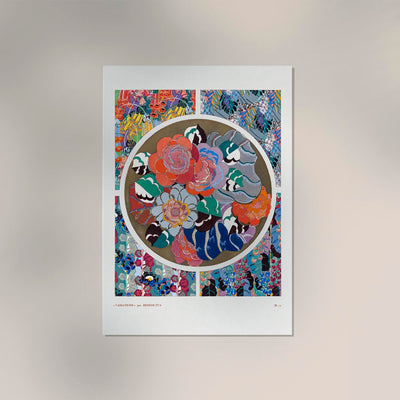 Flower art deco pattern n. 11 by Édouard Bénédictus – Kunstdruck