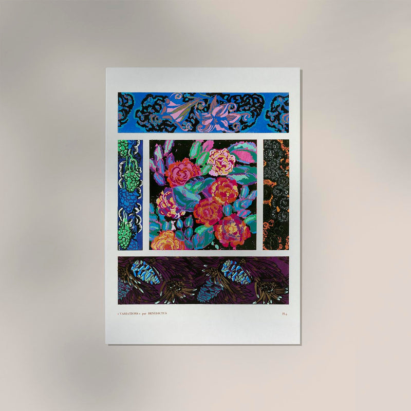 Art Deco Pattern No. 9 by Édouard Bénédictus – Art Print — Ansicht 2