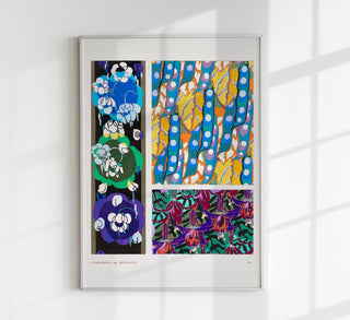 Colorful Vintage Art Deco Pattern No. 5 Art Print – Édouard Bénédictus