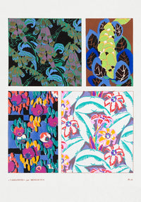 Floral vintage art deco pattern n. 18 by Édouard Bénédictus – Kunstdruck — Ansicht 3