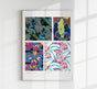 Floral vintage art deco pattern n. 18 by Édouard Bénédictus – Kunstdruck