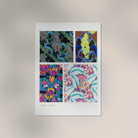 Floral vintage art deco pattern n. 18 by Édouard Bénédictus – Kunstdruck — Ansicht 2