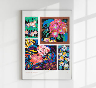 Flower Vintage Art Deco Pattern No. 3 Édouard Bénédictus – Art Print