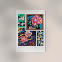 Flower Vintage Art Deco Pattern Nr. 3 Édouard Bénédictus – Kunstdruck — Ansicht 2