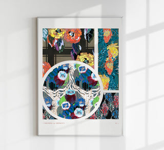 Vintage floral art deco pattern n. 2 by Édouard Bénédictus