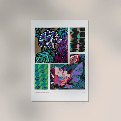 Vintage floral motifs no. 12 – Art print by Édouard Bénédictus