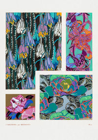 Vintage floral motifs n. 12 by Édouard Bénédictus – Kunstdruck — Ansicht 3