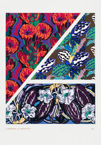 Vintage geometric floral motifs n. 6 by Édouard Bénédictus – Kunstdruck — Ansicht 3