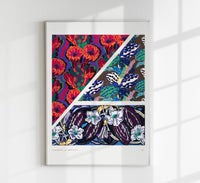 Vintage geometric floral motifs n. 6 by Édouard Bénédictus – Kunstdruck — Ansicht 1