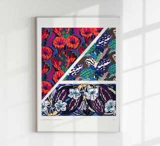 Vintage geometric floral motifs no. 6 by Édouard Bénédictus – Art Print