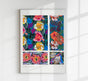 Vintage geometric floral motifs n. 8 by Édouard Bénédictus – Kunstdruck