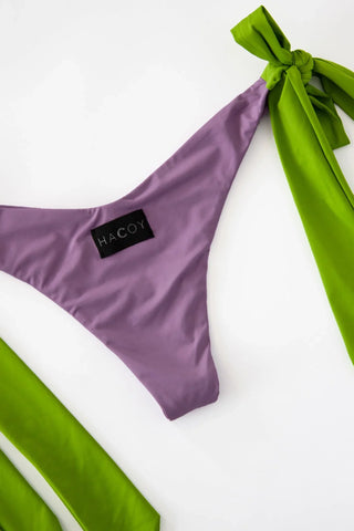 Dual Bikini – Zweifarbig | High Cut | Triangle‑Top