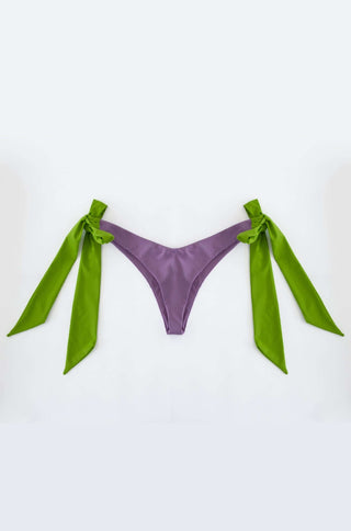 Dual Bikini – Zweifarbig | High Cut | Triangle‑Top