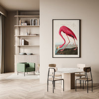 American Pink Flamingo - Animal Print Fine Art Canvas — Ansicht 2