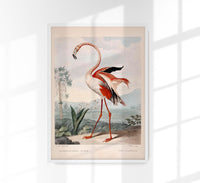 Pink Flamingo Vintage Poster – Archival-Kunstdruck aus Berlin — Ansicht 1