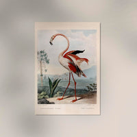 Pink Flamingo Vintage Poster – Archival-Kunstdruck aus Berlin — Ansicht 2