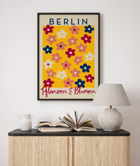 Berlin Plants and Flowers Daisy Art Poster – Fine Art Print Botanisch Modern — Ansicht 2