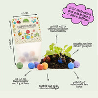 1x 5 flower marbles in a bag – handmade seedbombs — Ansicht 4