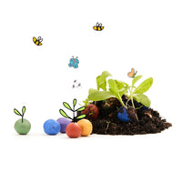 100 loose flower marbles, colorful mix – unpackaged creative design — Ansicht 2