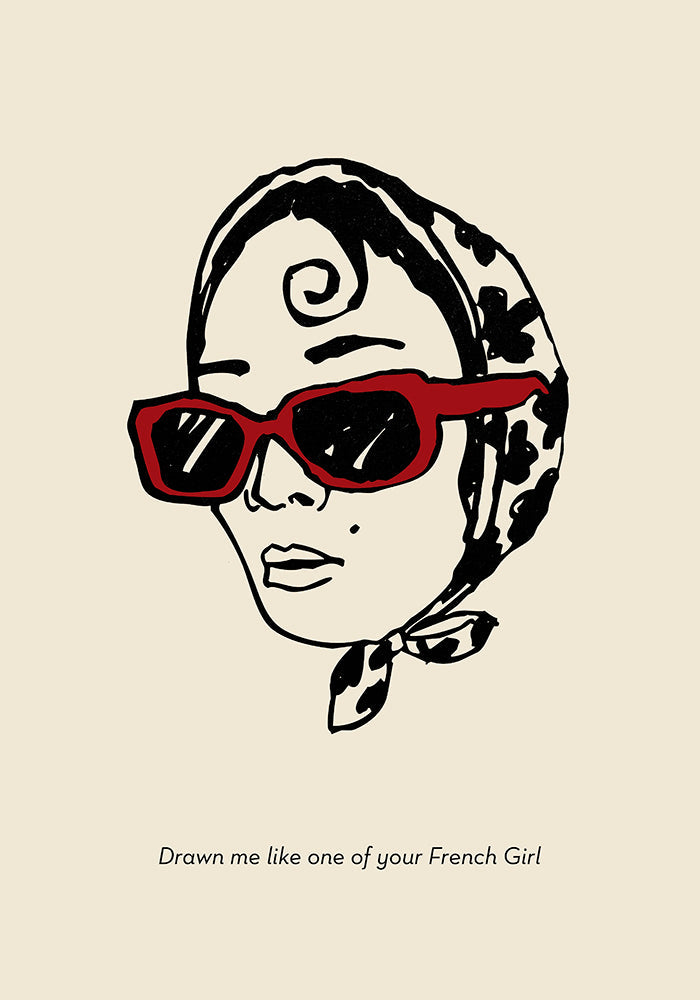 Drawn me like one of your French girls Art Poster – Patroa Studio — Ansicht 4