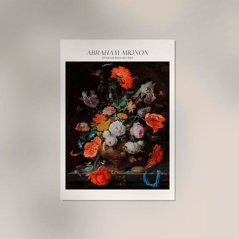 Flowers by Abraham Mignon Poster – Kunstdruck Botanie — Ansicht 3