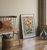 Légumes et Plantes Potagères Poster – Gemüse Botanisch Fine Art Canvas — Ansicht 2