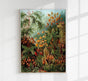 Mushroom Forest Botanical Poster by Ernst Haeckel – Handmade in Berlin