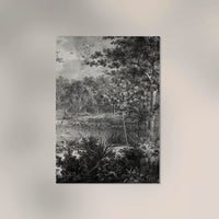 Jungle Scene Vintage Poster – Fine Art Kunstdruck Tropische Illustration — Ansicht 2