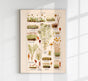 Moss Plants Vintage Chart – Fine Art Print UV-beständig | Patroa Studio