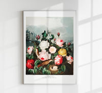 Roses from The Temple of Flora – Fine Art Paper & Canvas Kunstdruck — Ansicht 1