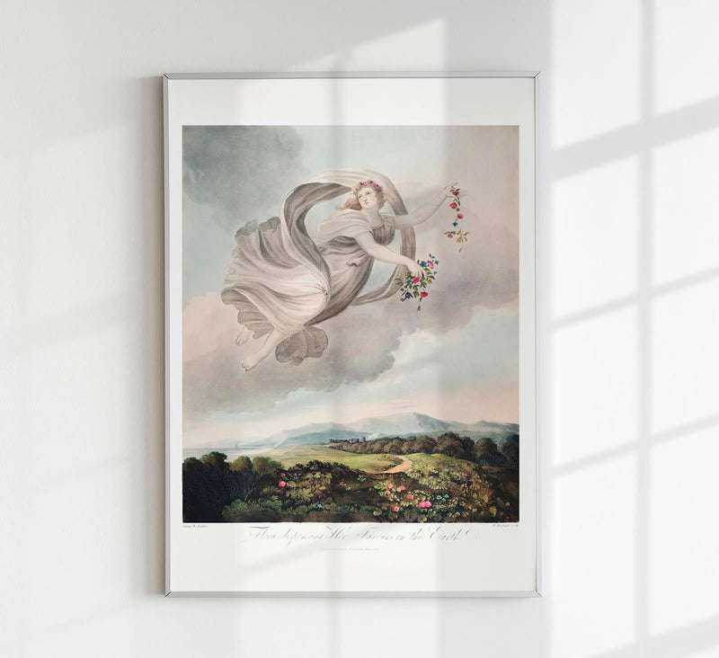 Flora Dispensing Her Favours on the Earth – Fine Art Print UV-resistant — Patroa Studio