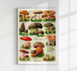 Vintage German Mushroom Chart – Fine Art Print UV-resistent, Made in Berlin